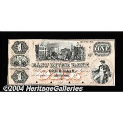 New York, NY- East River Bank $1 UNL ProofA