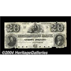 Providence, RI- Mechanics Bank $20 G36 ProofAn