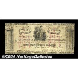 Charleston, SC - Bank of South Carolina $100