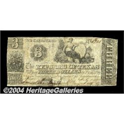 Austin, TX - Republic of Texas $3 July 1, 1841