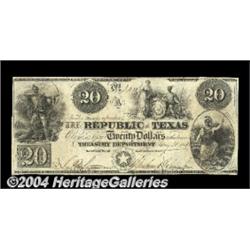 Austin, TX - Republic of Texas $20 Jan. 30,