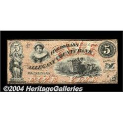 Cumberland, MD- Allegany County Bank $5 Jan.