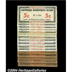 Heppner, Oregon Sheepskin Scrip.Heppner, OR-
