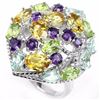 Image 1 : Natural Multi Gemstone Ring