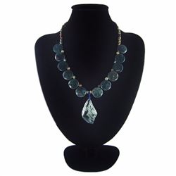 Natural Stone Hand Made Diamond Polished Necklace