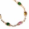 Image 2 : NATURAL MULTI COLOR TOURMALINE BRACELET