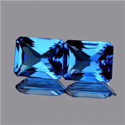Natural Swiss Topaz Pair 8x6 Mm - VVS