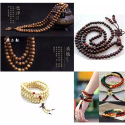 Tibet Buddha 108 beads Prayer 4 Necklace