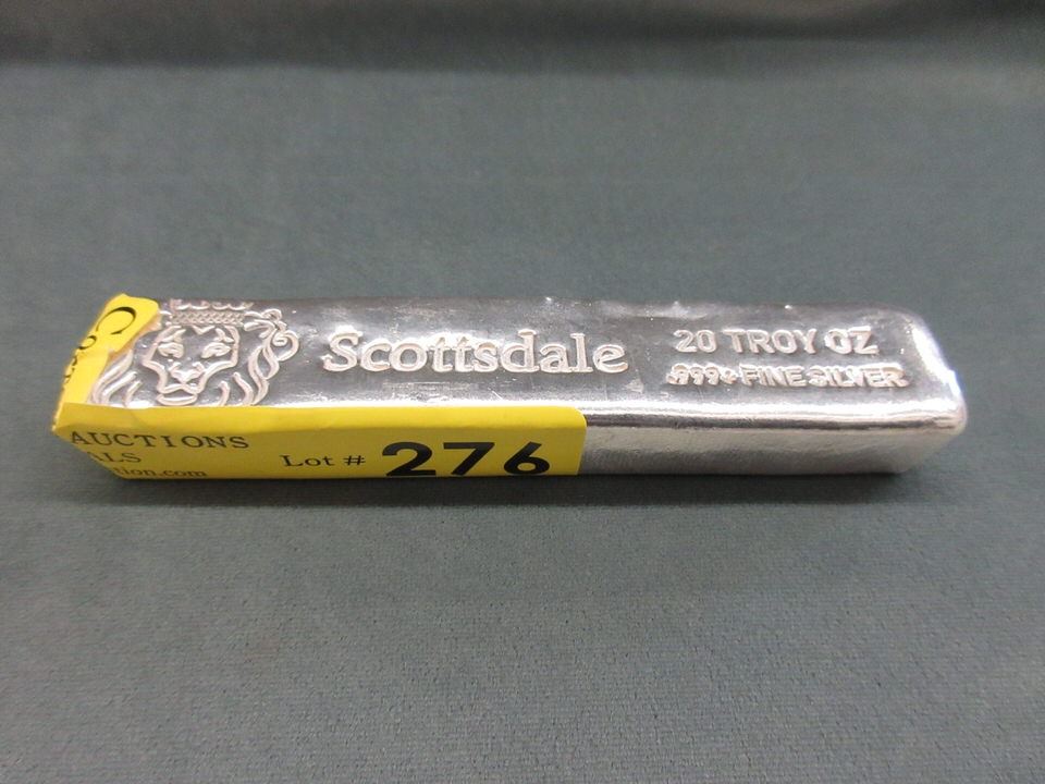 20 Oz. Scottsdale Mint .999+ Silver Kit Kat Bar