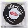 Image 1 : DETROIT RED WINGS BOBBY BAUN BOOMER SIGNED HOCKEY
