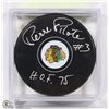 Image 1 : CHICAGO BLACK HAWKS PIERRE PILOTE HOF 75 SIGNED