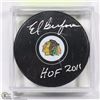 Image 1 : CHICAGO BLACK HAWKS ED BELFOUR HOF 2011 SIGNED