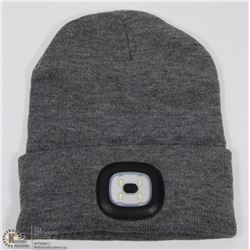 NEW X-CAP 4-LED HEAD LAMP TOQUE - GREY