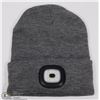 Image 1 : NEW X-CAP 4-LED HEAD LAMP TOQUE - GREY