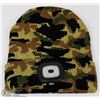 Image 1 : NEW X-CAP 4-LED HEAD LAMP TOQUE - GREEN CAMO