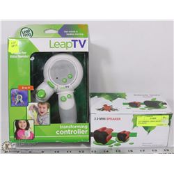 LEAP TV CONTROLLER SOLD WITH APPLE SHAPED SPEAKER