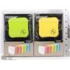 Image 1 : LOT OF 2 MAGIC VIBRATION SPEAKERS GREEN/ YELLOW