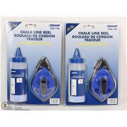 TWO CHALK LINE REEL KITS