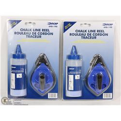 TWO CHALK LINE REEL KITS