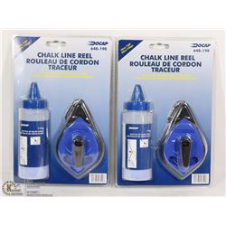 TWO CHALK LINE REEL KITS