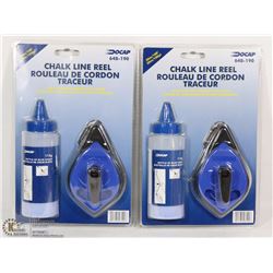 TWO CHALK LINE REEL KITS
