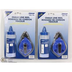 TWO CHALK LINE REEL KITS