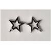 Image 1 : #25-STERLING SILVER DIAMOND STAR SHAPED STUD