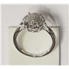 Image 2 : #44-10KT WHITE GOLD DIAMOND(0.25CT)RING