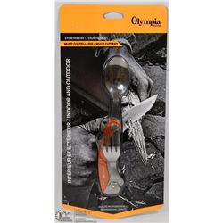 NEW 3 IN 1 OLYMPIA MULTI CUTLERY TOOL