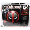 Image 1 : NEW QUEEN SIZE DEADPOOL LUXURY MINK BLANKET