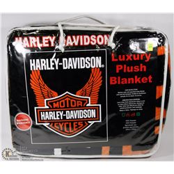 NEW QUEEN SIZE HARLEY DAVIDSON LUXURY PLUSH