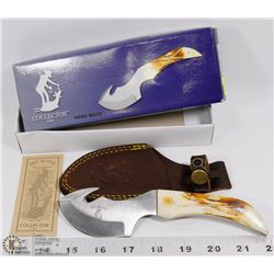 NEW 7.5" BONE COLLECTOR HUNTING KNIFE WITH