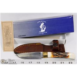 NEW 7.5" BONE COLLECTOR HUNTING KNIFE WITH