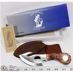 NEW 7" BONE COLLECTOR HUNTING KNIFE WITH