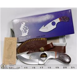 NEW 7.25" BONE COLLECTOR SKINNING KNIFE WITH