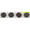 Image 1 : 1980,1982,1985,1986 CANADIAN DOLLAR COINS