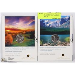 2005 OFFICIAL FIRST DAY ALBERTA CENTENNIAL 25
