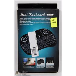 NEW BACKLIT MINI KEYBOARD WITH BUILT IN MOUSE