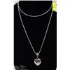 Image 1 : LADIES 3D HEART PENDANT AND NECKLACE SET