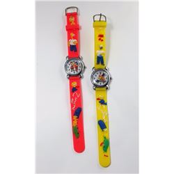 #8 - LOT OF 2 SIMPSON'S KIDS WATCHES