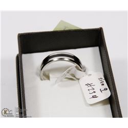 #6) STAINLESS STEEL RING SIZE 9