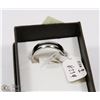 Image 1 : #6) STAINLESS STEEL RING SIZE 9