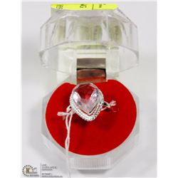 #60-PINK KUNZITE GEMSTONE RING