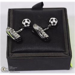NEW DESIGNER "SOCCER" CUFF LINKS