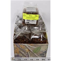 7 BOXES BROWN DECORATIVE SAND/GLASS BEADS OPAQUE