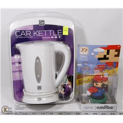 12/24V CAR KETTLE SOLD WITH MARIO AMIIBO