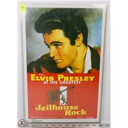 ELVIS JAILHOUSE ROCK REPLICA MOVIE POSTER