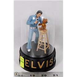ELVIS PRESLEY "TEDDY BEAR" HAND PAINTED GLASS