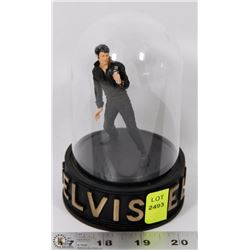 ELVIS PRESLEY "ELVIS THE KING" HAND PAINTED GLASS