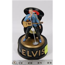 ELVIS PRESLEY "BLUE SUEDE SHOES" HAND PAINTED GLASS